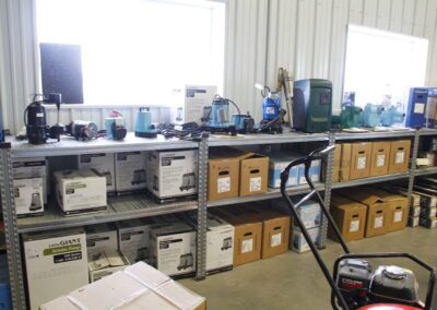 Pump section in Clark's Supply Emerald Park